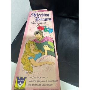 Vintage Barbie Paper Dolls stay on Clothes & Disney Sleeping Beauty Paper Dolls